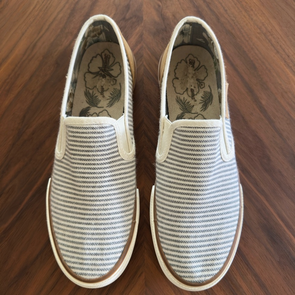 Tommy Bahama Margaritaville Striped Slip-On Sneakers